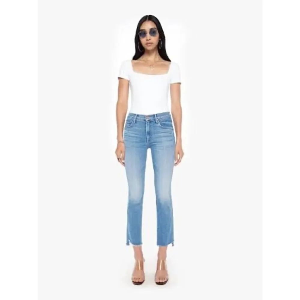 Brand new mother the insider crop step fray out of the blue 26"
